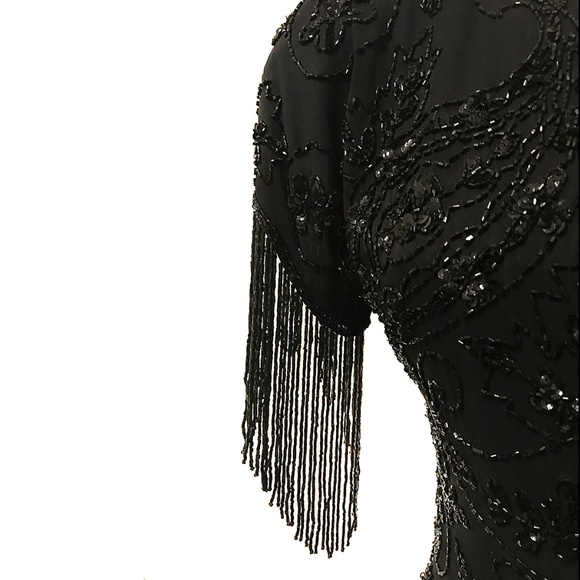 ❤️SOLD❤️VTG Stunning Beaded Party Dress - Picture 2 of 8